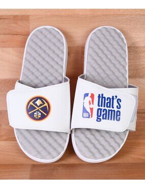 Islide Mantra Denver Nuggets/NBA slides Men's size 11-White